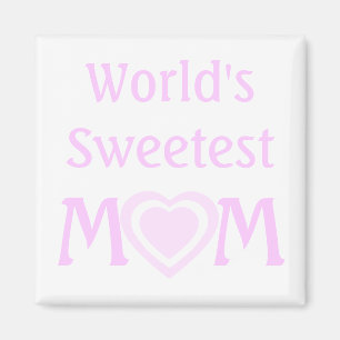 Die süßeste MAMA der einfachen Welt mit den Herzen Magnet