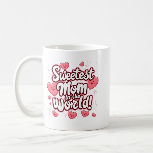 Die süßeste Mama der Welt Kaffeetasse (Links)