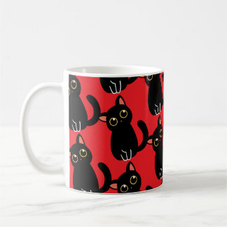 Die süßeste schwarze Katzen-Tassengeschenk für Kat Kaffeetasse
