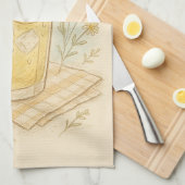 Die süßeste Sip Pastel Lemonade Illustration Geschirrtuch (Viertel Falte)