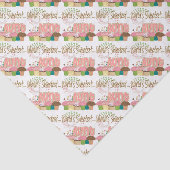 Die süßeste Tante Cupcake Pattern der Welt Seidenpapier (Ausschnitt)