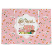 Die süßeste Tante der Welt Große Geschenktüte (Vorderseite)