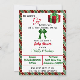 Die süßeste Weihnachtsdusche Einladung