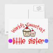 Die süßesten kleinen Schwanzkuchen der Welt Postkarte (Vorne/Hinten)