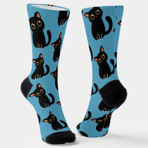 Die süßesten schwarzen Katzensocken als Geschenk f Socken