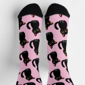 Die süßesten schwarzen Katzensocken als Geschenk f Socken (Oben)