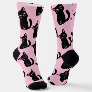 Die süßesten schwarzen Katzensocken als Geschenk f Socken