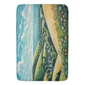 Die Sussex Downs Badematte (Vorderseite Vertikal)