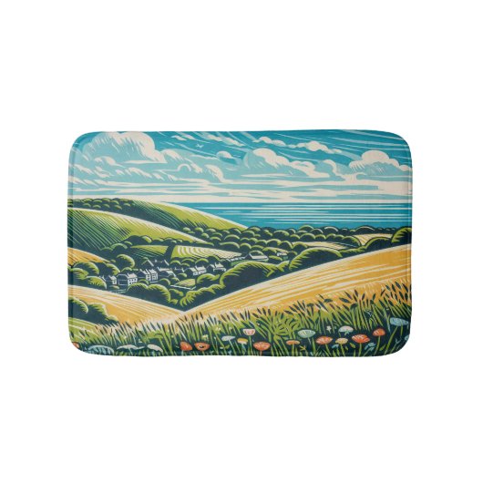 Die Sussex Downs Badematte (Vorderseite)
