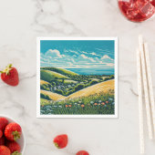 Die Sussex Downs Serviette (Beispiel)