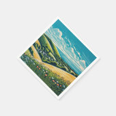 Die Sussex Downs Serviette (Ecke)