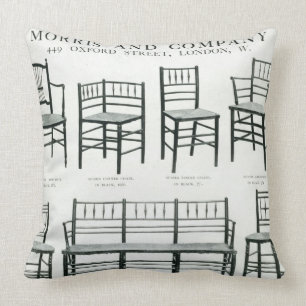 Die Sussex Eile-Sitzstühle, gemacht von Morris un Kissen
