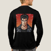 Die Swagger-Saga des Gigachads Tri-Blend Shirt (Rückseite)