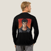 Die Swagger-Saga des Gigachads Tri-Blend Shirt (Voller Rücken)