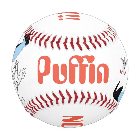 Die Swan Princess Baseball mit Puffin (Vorderseite)