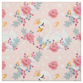 Die Swan Princess in rosa Stoff (Muster)
