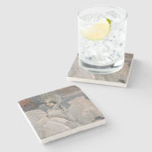 Die Swan Princess Steinuntersetzer (Seitenansicht)