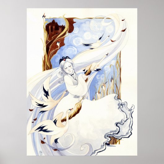 Die Swan Queen Print Poster (Vorne)