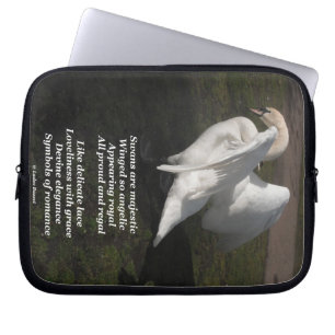 Die Swans von Laptop-Sleeve-Gedichte von Laptops s Laptopschutzhülle