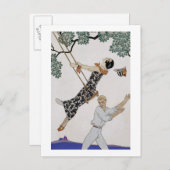 Die Swing der 1920er Postkarte (Vorne/Hinten)