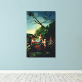 Die Swing Leinwanddruck (Insitu (Holzboden))