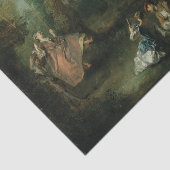Die Swing von Nicolas Lancret Seidenpapier (Ausschnitt)