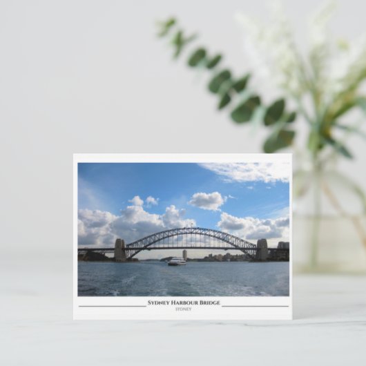 Die Sydney Harbour Bridge Postkarte (Stehend Vorderseite)