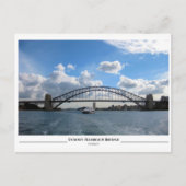 Die Sydney Harbour Bridge Postkarte (Vorderseite)