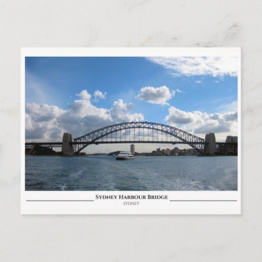 Die Sydney Harbour Bridge Postkarte (Vorderseite)