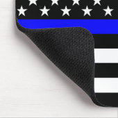 Die symbolische bläuliche Flagge der blauen Linie  Mousepad (Ecke)