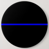 Die symbolische dünne blaue Linie horizontal schwa Button (Vorderseite)