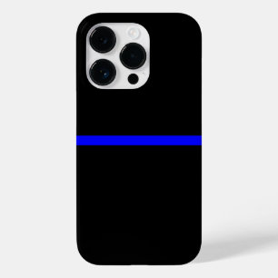 Die symbolische dünne blaue Linie horizontal schwa Case-Mate iPhone 14 Pro Hülle