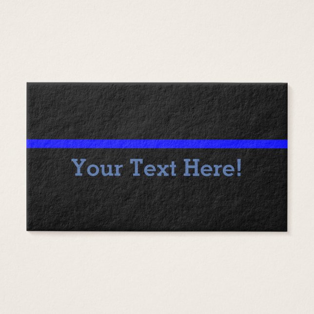 Die symbolische dünne blaue Linie personalisieren  (Vorderseite)