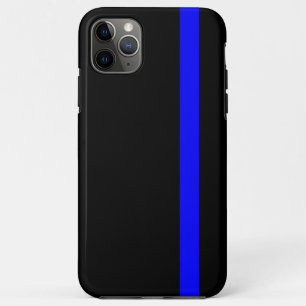 Die symbolische dünne blaue Linie senkrechten Sch iPhone 11 Pro Max Hülle