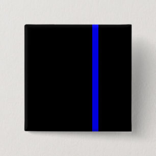 Die symbolische dünne blaue Linie vertikal Button
