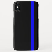 Die symbolische dünne blaue Linie vertikal Case-Mate iPhone Hülle (Rückseite)