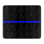 Die symbolische dünne Blue Line-Grafik Schneidebrett (Vorderseite)