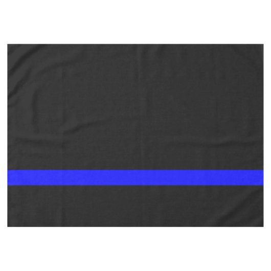 Die symbolische dünne Blue Line-Vertikale-Art Tischdecke (Vorderseite (Horizontal))