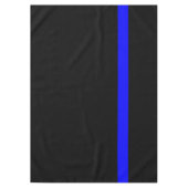 Die symbolische dünne Blue Line-Vertikale-Art Tischdecke (Vorderseite)