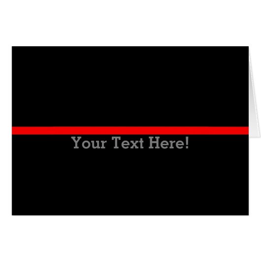 Die symbolische dünne rote Linie personalisieren d (Vorderseite (Horizontal))