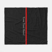 Die symbolische dünne rote Linie personifizieren Fleecedecke (Vorderseite (Horizontal))