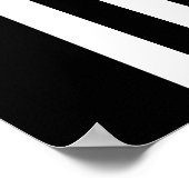 Die symbolische rote Flagge der USA Poster (Ecke)