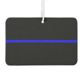 Die symbolische Thin Blue Line auf kanadischem Aho Autolufterfrischer (Rückseite)