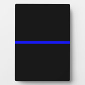 Die symbolische Thin Blue Line Grafik Fotoplatte (Vorderseite)