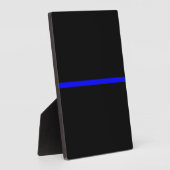 Die symbolische Thin Blue Line Grafik Fotoplatte (Seite)