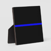 Die symbolische Thin Blue Line Grafik Fotoplatte (Vorderseite)