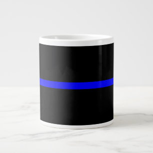 Die symbolische Thin Blue Line Grafik Jumbo-Tasse