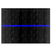 Die symbolische Thin Blue Line Grafik Schneidebrett (Vorderseite)