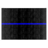 Die symbolische Thin Blue Line Grafik Schneidebrett (Vorderseite)
