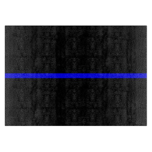 Die symbolische Thin Blue Line Grafik Schneidebrett (Vorderseite)